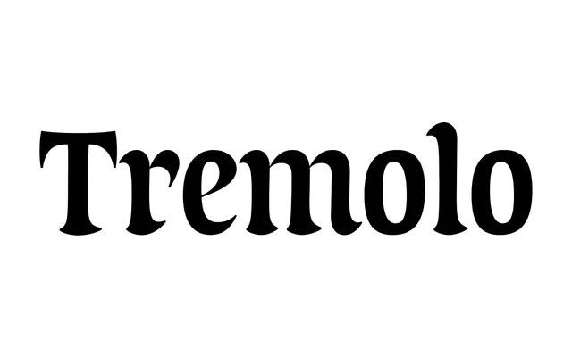Tremolo specimen from Typotheque