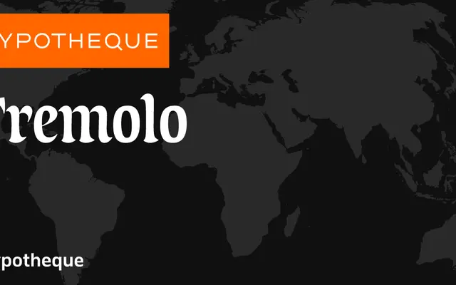 Tremolo specimen from Typotheque