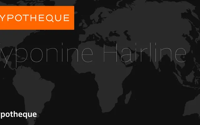 Typonine Hairline specimen from Typotheque