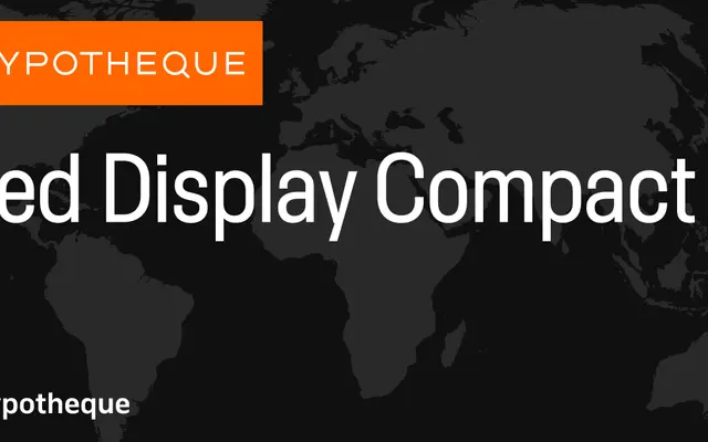Zed Display Compact specimen from Typotheque