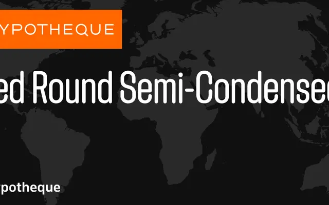 Zed Round Semi-Condensed specimen from Typotheque