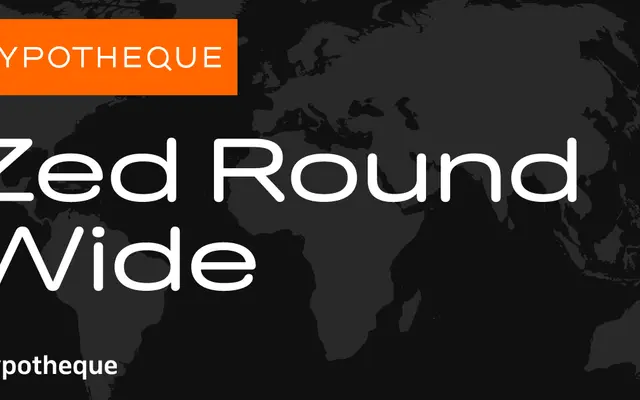 Zed Round Wide specimen from Typotheque