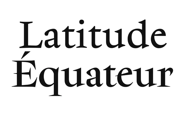 Latitude Équateur specimen from U+270D