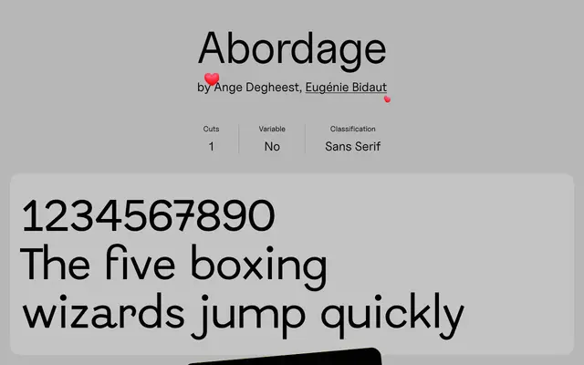 Abordage specimen from Uncut