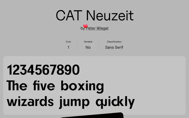 CAT Neuzeit specimen from Uncut