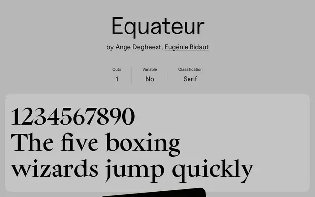 Equateur specimen from Uncut