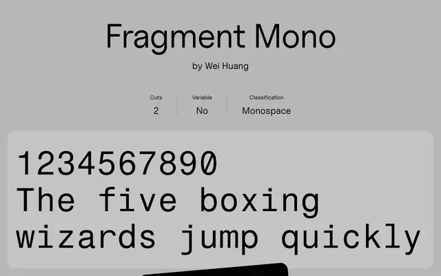 Fragment Mono specimen from Uncut