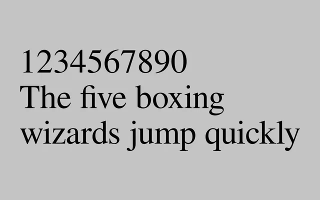 FreeSerif specimen from Uncut