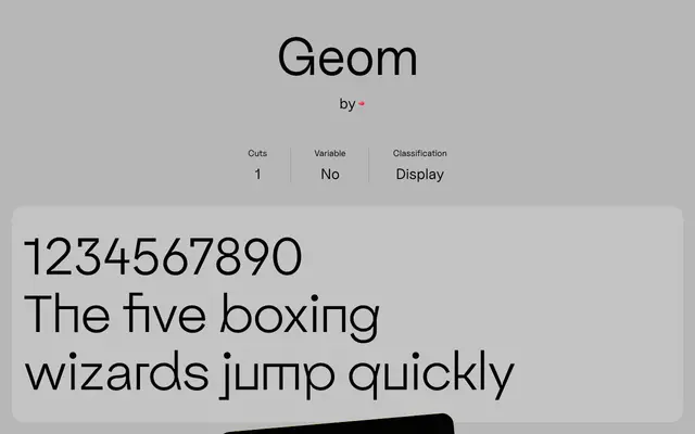 Geom specimen from Uncut