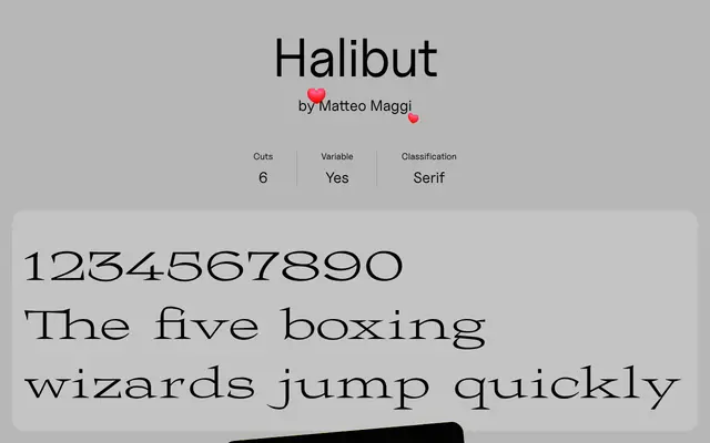 Halibut specimen from Uncut
