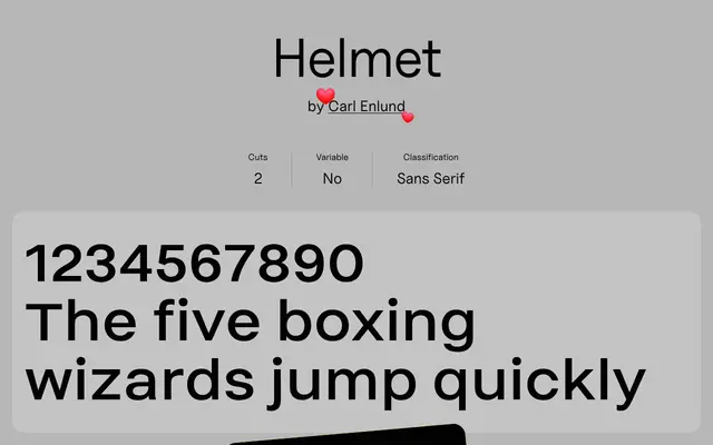Helmet specimen from Uncut
