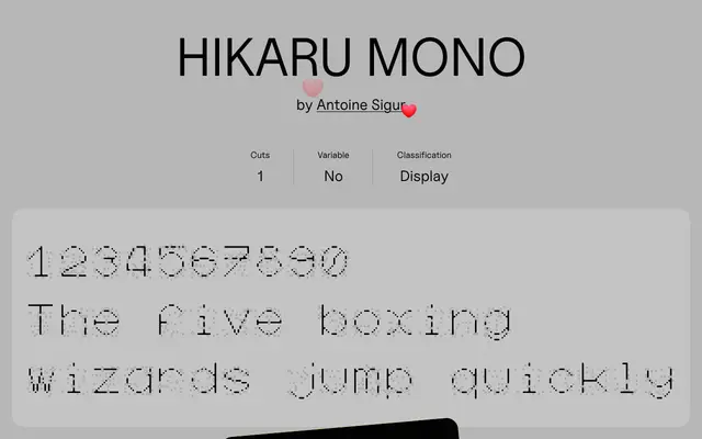 Hikaru Mono specimen from Uncut