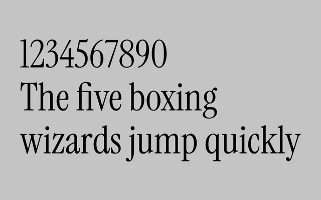 Instrument Serif specimen from Uncut