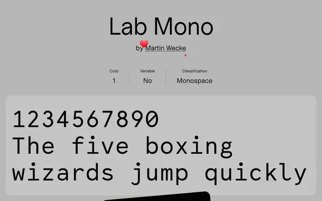 Lab Mono specimen from Uncut