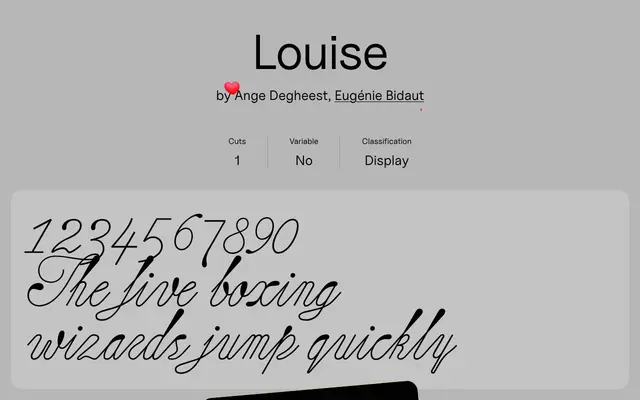 Louise specimen from Uncut
