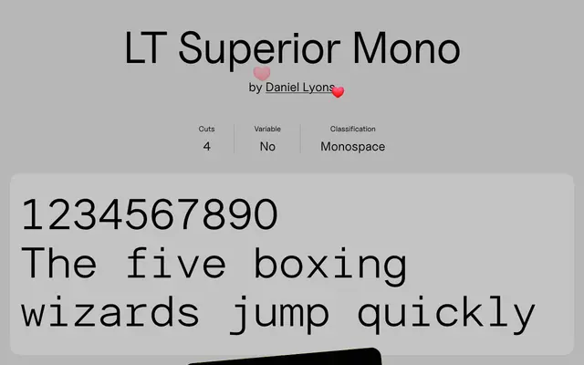 LT Superior Mono specimen from Uncut