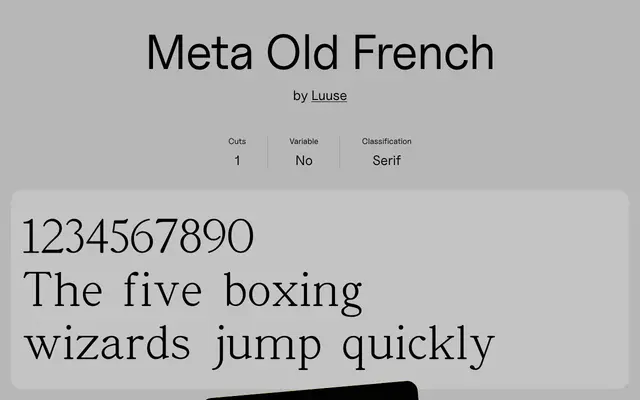 Meta Old French specimen from Uncut