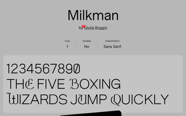 Milkman specimen from Uncut