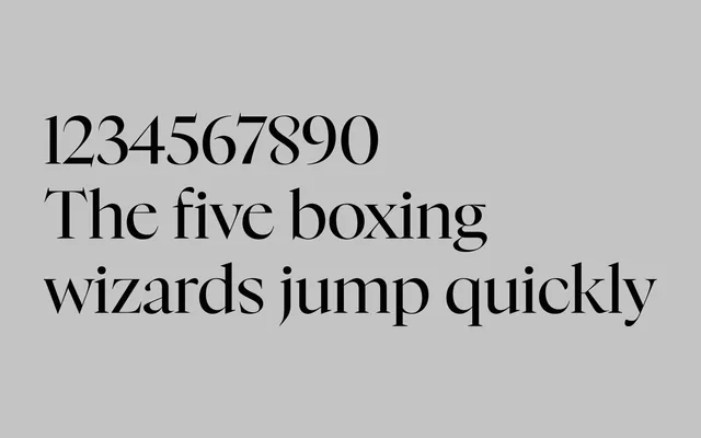 Nyght Serif specimen from Uncut