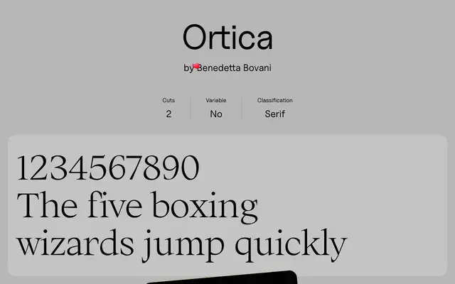 Ortica specimen from Uncut