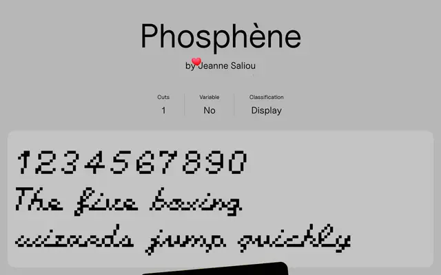 Phosphène specimen from Uncut