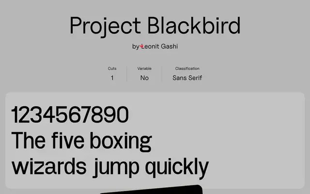 Project Blackbird specimen from Uncut