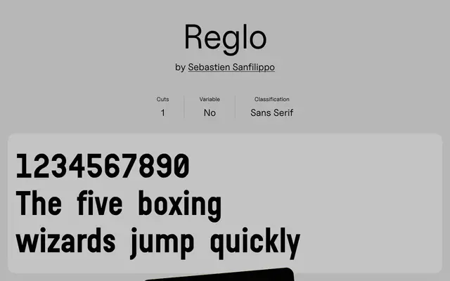 Reglo specimen from Uncut