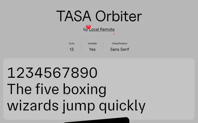 TASA Orbiter specimen from Uncut