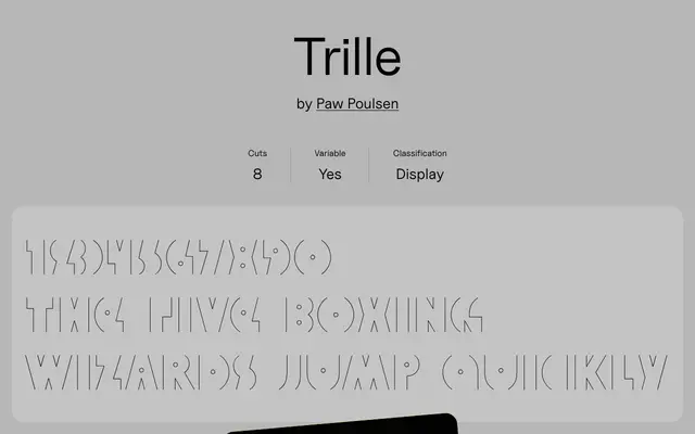 Trille specimen from Uncut