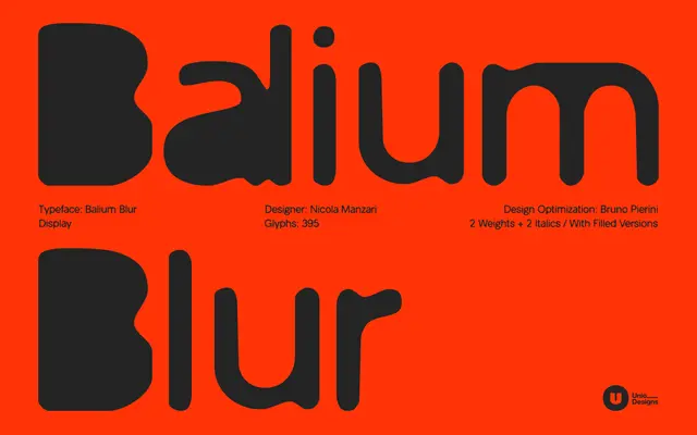 Balium Blur specimen from Unio Designs