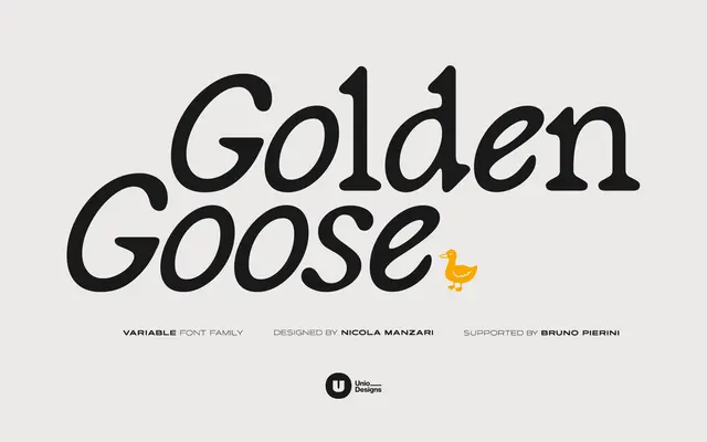 Golden Goose specimen from Unio Designs