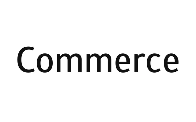 Commerce specimen from Union Type Design