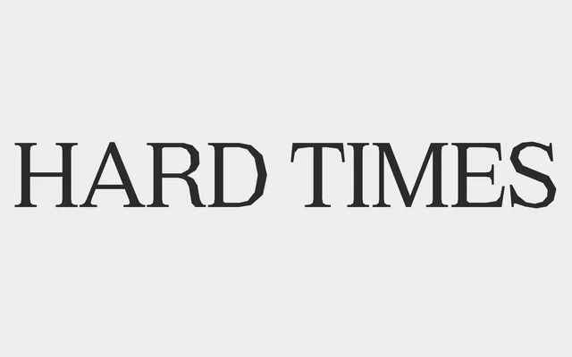 Hard Times specimen from Vanilla Type