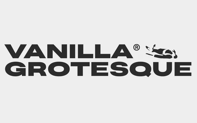 Vanilla Grotesque specimen from Vanilla Type