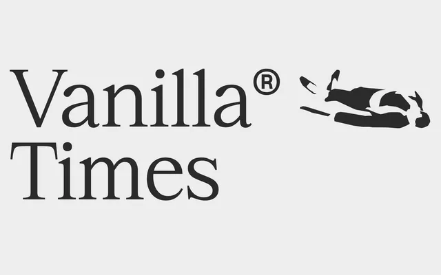 Vanilla Times specimen from Vanilla Type