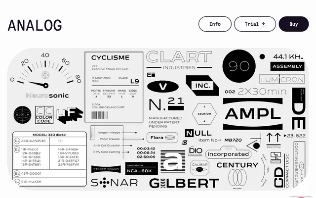 Analog specimen from Vectro