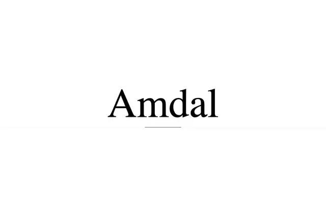 Amdal specimen from Velvetyne