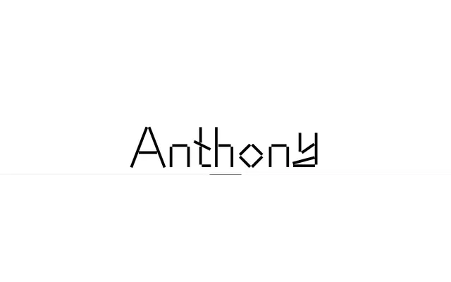 Anthony specimen from Velvetyne