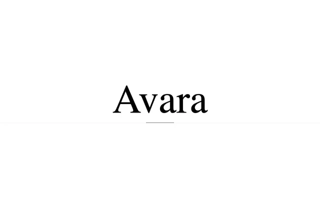 Avara specimen from Velvetyne