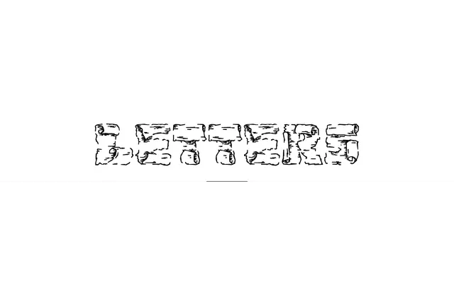 Letters specimen from Velvetyne