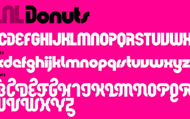 VLNL Donuts specimen from Vetteletters