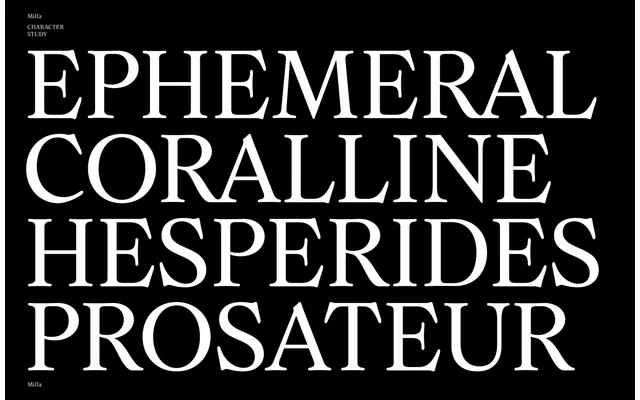 Milla specimen from Vivian Dehning