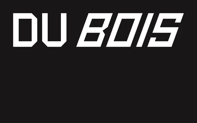 Du Bois specimen from Vocal Type