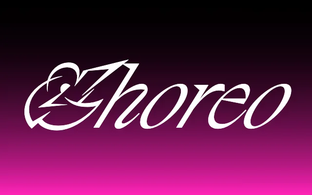 VZWO Choreo Banner specimen from VZWO Type