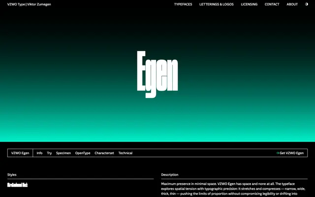 VZWO Egen specimen from VZWO Type