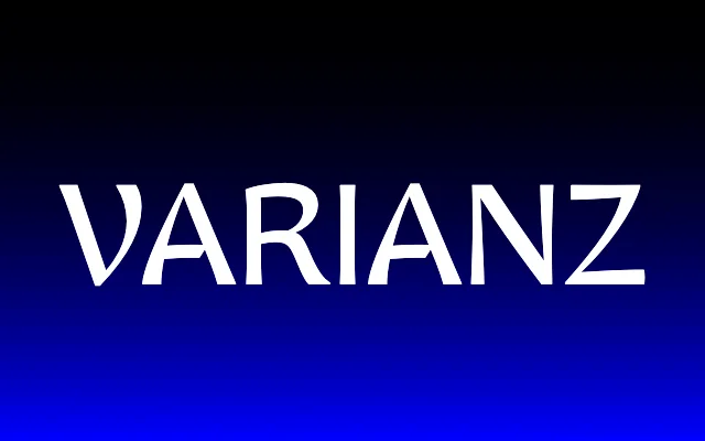 VZWO VARIANZ Sans specimen from VZWO Type