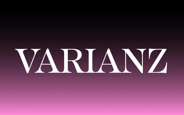 VZWO VARIANZ Serif specimen from VZWO Type