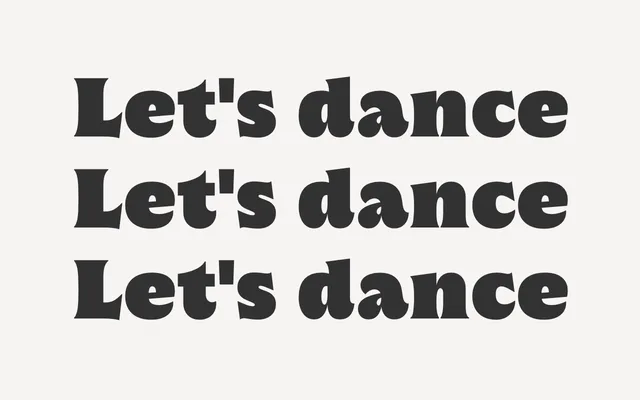 Baile specimen from W Type Foundry