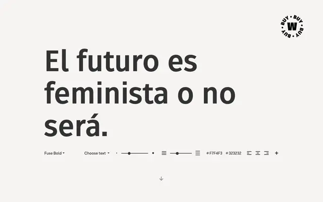 Fuse specimen from W Type Foundry
