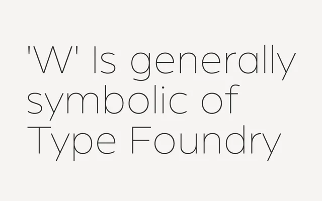 Helios specimen from W Type Foundry